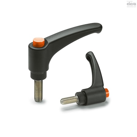 Elesa Stainless steel threaded stud, ERX.63 SST-p-5/16-18x1 1/4-C2 ERX-SST-p (inch sizes)